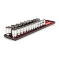Product Image of 1/2" Drive 12-Point Socket Set with Rails, 23-Piece (10-32mm)