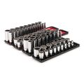 Product Image of 1/2" Drive 12-Point Socket Set with Rails, 78-Piece (3/8-1-5/16", 10-32mm)