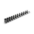 Product Image of 3/8" Drive External Star Impact Socket Set with Rail, 12-Piece (E4 - E20)