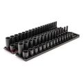 Product Image of 3/8" Drive 6-Point Impact Socket Set with Rails, 68-Piece (1/4-1", 6-24mm)