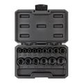 Product Image of 3/8" Drive 6-Point Impact Socket Set with Case, 15-Piece (1/4-1")