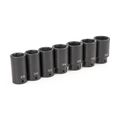 Product Image of 1/2" Drive Deep 6-Point Axle Nut Impact Socket Set, 7-Piece (29-38mm)
