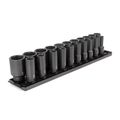 Product Image of 1/2" Drive Deep 6-Point Impact Socket Set with Rails, 21-Piece (5/16-1-1/2")