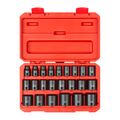 Product Image of 1/2" Drive 6-Point Impact Socket Set, 23-Piece (10-32mm)