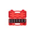 Product Image of 1/2" Drive Deep 6-Point Axle Nut Impact Socket Set with Case, 7-Piece (29-38mm)
