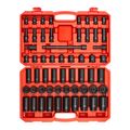 Product Image of 1/2" Drive 6-Point Impact Socket Set, 57-Piece (10-36mm)