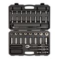 Product Image of 1/2" Drive 6-Point Socket and Ratchet Set, 37-Piece (3/8 - 1-5/16")