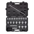 Product Image of 3/4" Drive 6-Point Socket and Ratchet Set, 24-Piece (3/4-2")