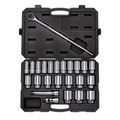 Product Image of 3/4" Drive Deep 6-Point Socket and Ratchet Set, 24-Piece (3/4-2")