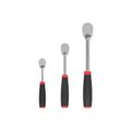 Product Image of 1/4, 3/8, 1/2" Drive Comfort Grip Ratchet Set, 3-Piece (6, 8, 10-1/2")
