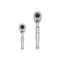 Product Image of 1/4, 3/8" Drive Quick-Release Stubby Ratchet Set, 2-Piece (3, 4-1/2")