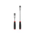 Product Image of 3/8" Drive Flex Head Quick-Release Comfort Grip Ratchet Set, 2-Piece (8, 12")