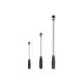 Product Image of 1/4, 3/8, 1/2" Drive Quick-Release Comfort Grip Long Ratchet Set, 3-Piece (9, 12, 18")