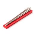 Product Image of 3/8" Drive 6-Point Flare Nut Crowfoot Wrench Set with Rack, 18-Piece (8-27mm)