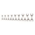 Product Image of 3/8" Drive Crowfoot Wrench Set, 21-Piece (5/16-3/4", 8-19mm)