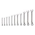Product Image of Reversible 12-Point Ratcheting Combination Wrench Set, 11-Piece (1/4-3/4")