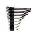 Product Image of Reversible 12-Point Ratcheting Combination Wrench Set with Modular Wrench Organizer, 15-Piece (1/4-1")