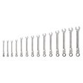 Product Image of Flex Head 12-Point Ratcheting Combination Wrench Set, 14-Piece (6-19mm)