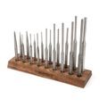 Product Image of Punch Set with Walnut Block (18-Piece)