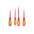 Product Image of Phillips, Slotted, Square Insulated Screwdriver Set, 4-Piece (#2, 5.5 - 6.5mm, #2)