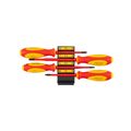 Product Image of Phillips, Slotted, Square Insulated Screwdriver Set w/ Black Modular Organizers, 4-Piece (#2, 5.5 - 6.5mm, #2)