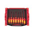 Product Image of Phillips, Slotted, Square Insulated Screwdriver Set w/ Open Top Drawer and Rack, 8-Piece (#1 - #2, 3.5 - 6.5mm, #1 - #2)