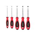 Product Image of Slotted Screwdriver Set - 4" Shanks, 5-Piece (1/8"- 3/8")