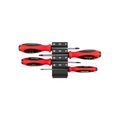 Product Image of Square Screwdriver Set w/ Black Modular Organizers - 4" Shanks, 4-Piece (#0 - #3)