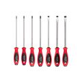 Product Image of Slotted Screwdriver Set - 8" Shanks, 7-Piece (4 - 14mm)