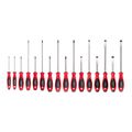 Product Image of Slotted Screwdriver Set - 4", 8" Shanks, 16-Piece (3 - 14mm)