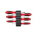 Product Image of Slotted Screwdriver Set w/ Black Modular Organizers - 4" Shanks, 6-Piece (3 - 8mm)