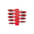 Product Image of Slotted Screwdriver Set w/ Red Modular Organizers - 4" Shanks, 9-Piece (3 -14mm)