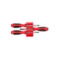 Product Image of Slotted Screwdriver Set w/ Red Modular Organizers - 4" Shanks, 3-Piece (10 - 14mm)