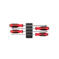 Product Image of Slotted Screwdriver Set w/ Black Modular Organizers - 8" Shanks, 4-Piece (4 - 8mm)