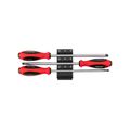 Product Image of Slotted Screwdriver Set w/ Black Modular Organizers - 8" Shanks, 3-Piece (10 - 14mm)