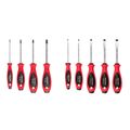 Product Image of Phillips and Slotted Screwdriver Set - 4" Shanks, 9-Piece (#0 - #3, 1/8"- 3/8")
