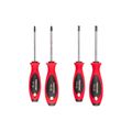 Product Image of Phillips and Slotted Screwdriver Set - 4" Shanks, 4-Piece (#1 - #2, 5.5 - 6.5mm)