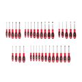 Product Image of Phillips, Slotted, Torx, Square Screwdriver Set - 4" Shanks (35-Piece)