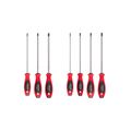 Product Image of Phillips and Slotted Screwdriver Set - 8" Shanks, 7-Piece (#1 - #3, 4 - 8mm)