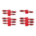 Product Image of Phillips, Slotted, Torx, Square Screwdriver Set w/ Red Modular Organizers - 4" Shanks, 18-Piece (#0 - #3, 3 - 8mm, T10 - T30, #1 - #2)
