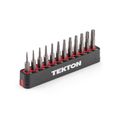 Product Image of 4mm Star Bit Set w/ Rail, 12-Piece (T1 - T20)