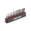 Product Image of 4mm Hex and Pozidriv Bit Set w/ Rail, 12-Piece (0.7 - 4mm, PZ0 - PZ2)
