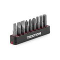 Product Image of 1/4" Hex, Phillips, Slotted Bit Set w/ Rail (9-Piece)