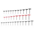 Product Image of Flat End Hex and Star T-Handle Key Set, 34-Piece (5/64-3/8", 2-10 mm, T6-T50)