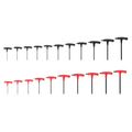 Product Image of Ball End Hex T-Handle Key Set, 21-Piece (5/64-3/8", 2-10mm)