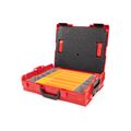 Product Image of L-BOXX 1 Shallow Stacking Tool Box with 10-Piece Organizer Bin Set and Lid Insert