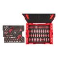 Product Image of 1/4, 3/8" Drive 6-Point Socket Set with Lid Insert in Stacking Tool Box, 105-Piece (5/32 - 1", 4 - 24mm)