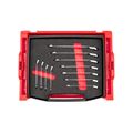 Product Image of Reversible 12-Point Ratcheting Combination Wrench Set with Open Top Drawer and Rack, 11-Piece (1/4-3/4")