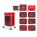 Product Image of 248-Piece Tool Set in Modular Stacking Tool Cart (6-Drawer)