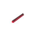 Product Image of 3/8" Drive x 8" Socket Rail, 10 Clips (Red)